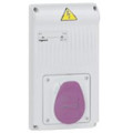 Prise P17 - IP 44 - pour embase haut 220 à 441 mm - 150 VA - sans protection