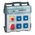 Coffret de chantier p17 - ip 44 - env. ik 09 - 40 a - 400 v~ - 4xnfc + 1x3p+n+t