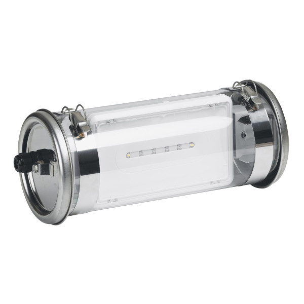 BAES d'ambiance saillie à LEDs 400lm IP67 IK07 plastique/inox SATI adressable visibilité augmentée