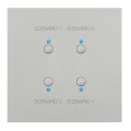 Commande 4 scénarios art d'arnould epure myhome_up - acier satin