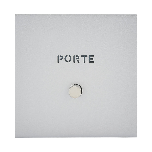 Art d'arnould univers epure poussoir lumineux porte - acier satin