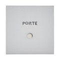 Art d'arnould univers epure poussoir lumineux porte - acier satin