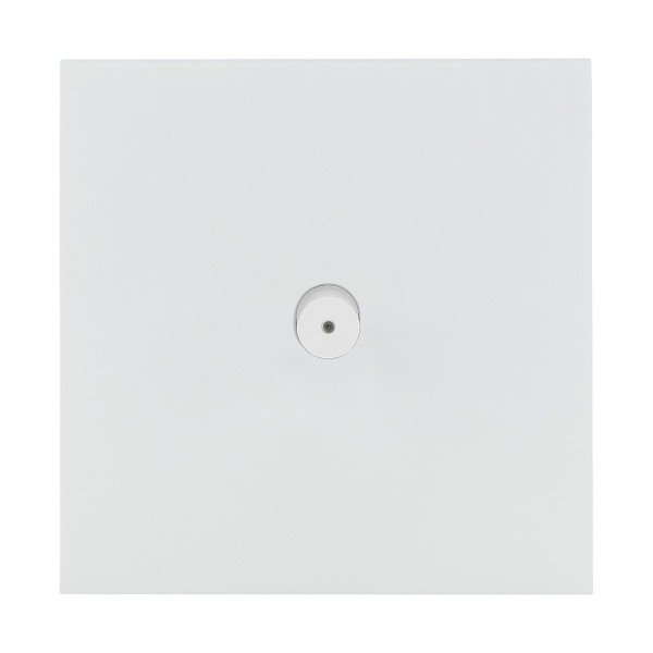 Art d'arnould univers epure poussoir lumineux à bouton rond 2a - blanc satin