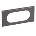 Plaque Legrand Céliane Matière Inox Black Nickel - 2 postes