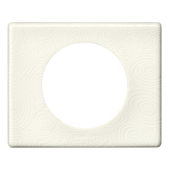 Plaque Legrand Céliane - exclusives - 1 poste - songe (porcelaine)