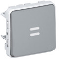 Va-et-vient lumineux Legrand Plexo composable gris - 10 AX