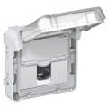 Prise RJ45 Plexo - Cat. 5e - FTP - IP 55 volet fermé IK 07 - LCS² Legrand