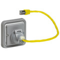 Adapateur Legrand Plexo composable pour fonction Mosaic - pour prises RJ - IP 55