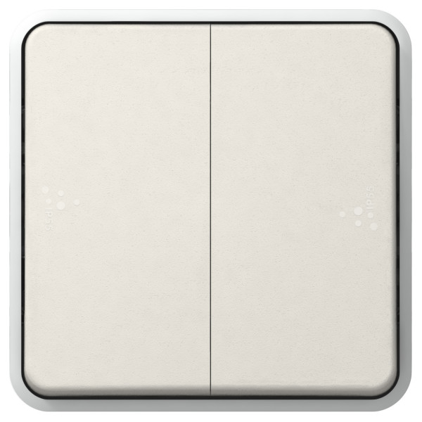 Double va-et-vient Legrand Plexo composable blanc - 10 AX