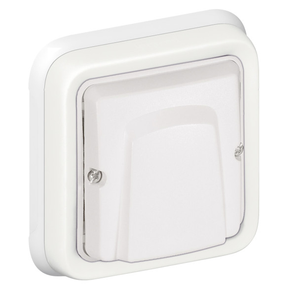 Sortie de câble Legrand Plexo composable blanc Artic - 16A - 250V avec serre-câble