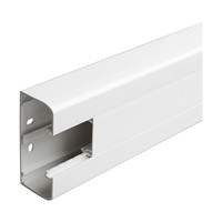 Goulotte 50x105mm Legrand Mosaic à clippage direct 1 compartiment blanc