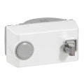 Prise RJ45 Legrand Mosaic - cat. 6 - ftp - avec enrouleur - 4 mod - blanc - lcs² Legrand