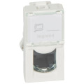 Prise RJ45 Mosaic Legrand - 1 module - 5E - UTP - à clipser - blanc - IP20 - IK04