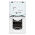 Prise RJ45 Mosaic Legrand - 1 module - 5E - UTP - à clipser - blanc - IP20 - IK04