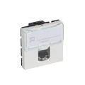 Prise RJ45 Mosaic Legrand - 2 modules - 5E - UTP - à clipser - blanc - IP20 - IK03