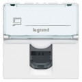 Prise RJ45 Mosaic Legrand - 2 modules - 5E - UTP - à clipser - blanc - IP20 - IK03