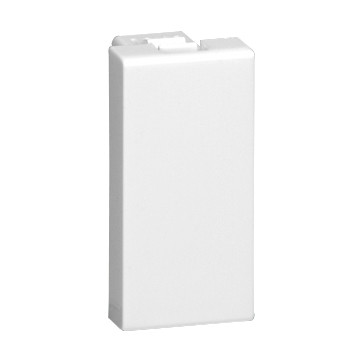 Obturateur Legrand Mosaic - 1 mod - blanc