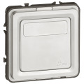 Poussoir Inverseur Porte-Etiquette Legrand Soliroc - 6 A - 230 V~ - IK 10 - IP 55