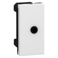 Prise audio Legrand Mosaic - jack 3,5 mm femelle - 1 mod - blanc