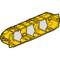 Boîte d'encastrement Multiposte Legrand Batibox - Cloison sèche - 4 Postes - 8/10 modules - prof. 40