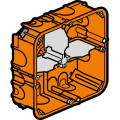 Boîte d'encastrement multimatériaux Legrand Batibox - grand format - 2x2 postes / 2x4/5 modules - prof 50