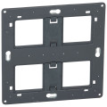 Support grand format Batibox pour Legrand Mosaic - 2 x 2 postes - 2 x 4/5 modules