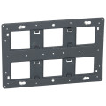 Support grand format Batibox pour Legrand Mosaic - 2 x 3 postes - 2 x 6/8 modules