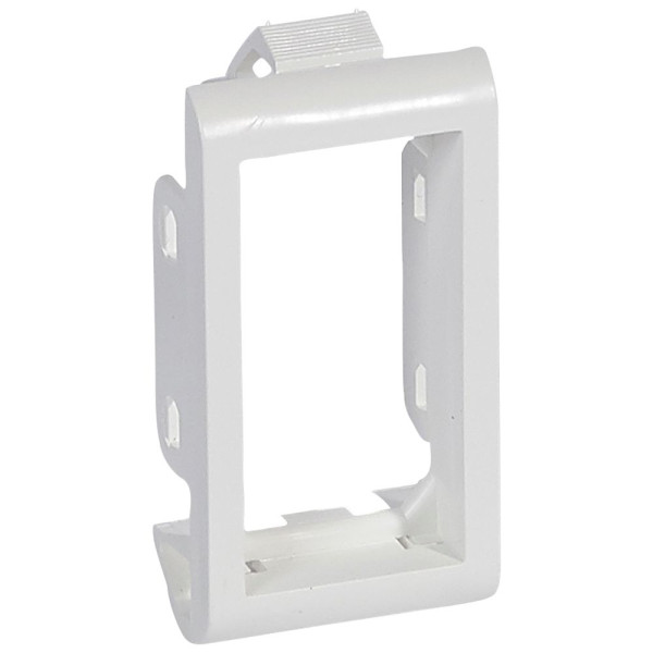 Support pour parois minces Batibox pour Legrand Mosaic - 1 module - blanc