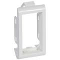 Support pour parois minces Batibox pour Legrand Mosaic - 1 module - blanc