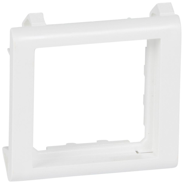 Support pour parois minces Batibox pour Legrand Mosaic - 2 modules - blanc