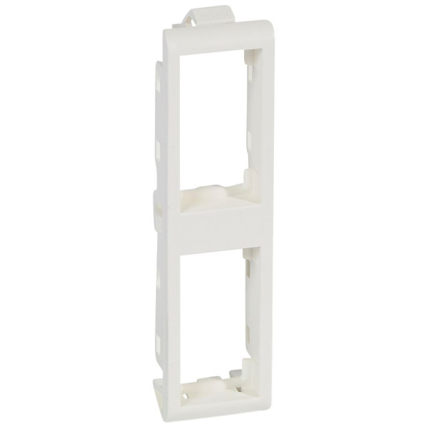 Support pour parois minces Batibox pour Legrand Mosaic - 2 x 1 mod vertical