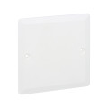 Couvercle universel Legrand Batibox - 80 x 80 - pour boîte 1 poste