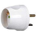 Adaptateur prise de courant 2P+T - brancht 1 fiche 16 A sur 1 socle 20 A - blanc (blist) - Legrand