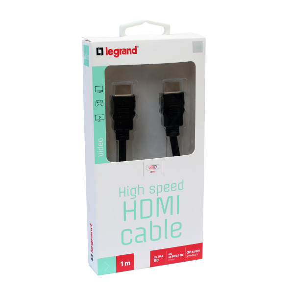 Legrand - cordon 1m hdmi high speed avec ethernet