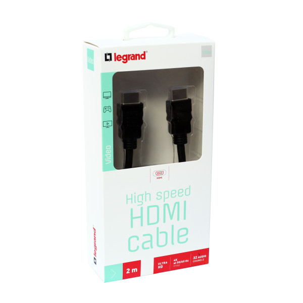 Legrand - cordon 2m hdmi high speed avec ethernet