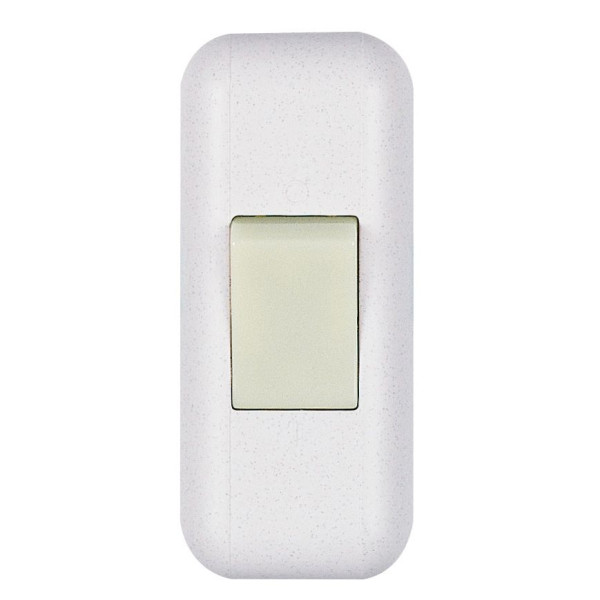 Interrupteur bipolaire 2a 250v blanc lum.