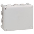 Boîte de dérivation rectangulaire 155x110x74 étanche Legrand Plexo gris - embout (10) -IP55/IK07- 750°C