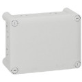 Boîte de dérivation rectangulaire 220x170x86 étanche Legrand Plexo gris - entrée défonç (24) -IP55/IK07- 750°C