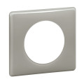 Legrand plaque 1p laque gris perle