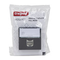 Mosaic prise rj45 full media cat 6 stp composable noir mat