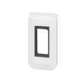 Mosaic support + plaque 1 module blanc