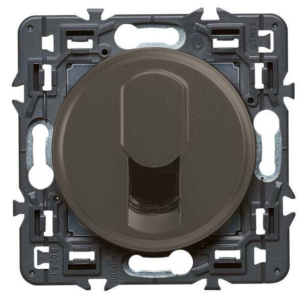 Prise tel rj45 graphite