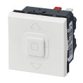 Interrupteur Volets Roulants / Stores / Bannes - Blanc - 2 Modules - Composable