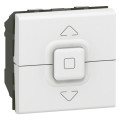 Interrupteur Volets Roulants / Stores / Bannes - Blanc - 2 Modules - Composable