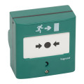 Dispositif de commande manuelle pour issue de secours - double contact