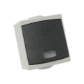 Bouton poussoir Debflex Perle gris avec voyant ip54