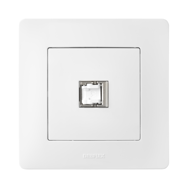 Caly prise rj45 cat6 blanc