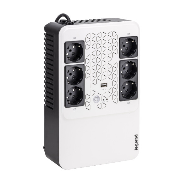 Legrand Onduleur Keor multiplug avec 6 prises de courant 2P+T et disjoncteur intégré - 600VA 360W - autonomie 10 à 15 minutes