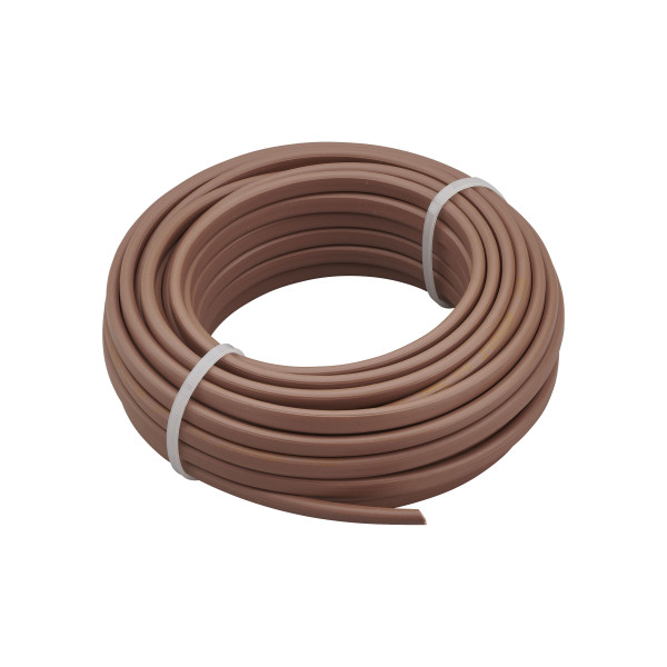 Câble électrique Debflex HO3VVH2-F 2X0,75mm² marron bobine de 10m