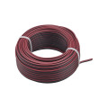 Câble HiFi Debflex 2X0,75 mm pour haut parleur rouge/noir bobine de 25m